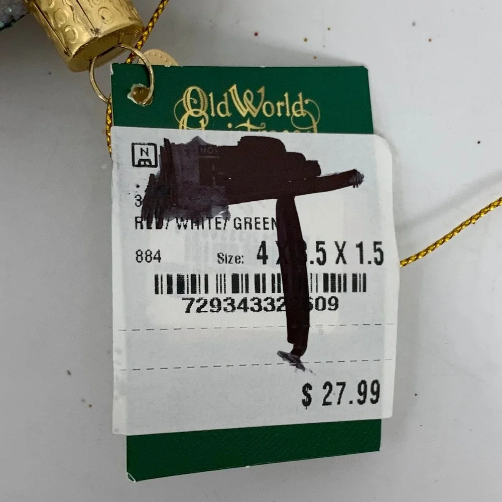 Old World Christmas touch seasonal collectible